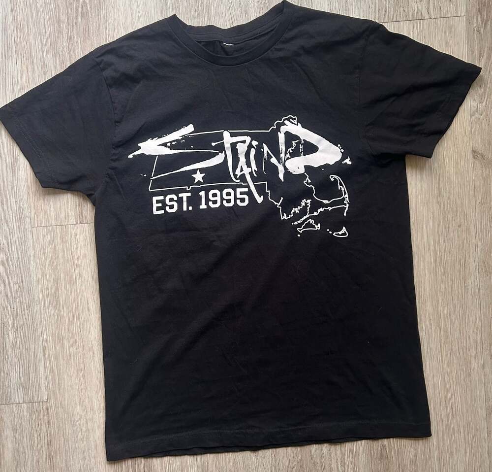Staind Band T-Shirt Est 1995 Massachusetts State Map Graphic